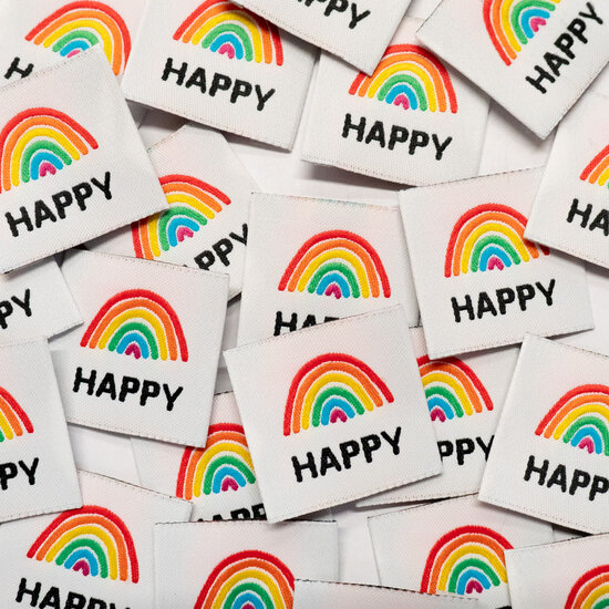 Label - Happy ik (5 stuks)