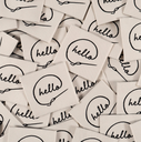 Label - Hello ik (5 stuks)