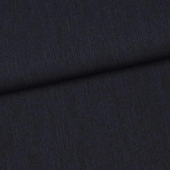 Broekstof - Zwart en blauw gemeleerd 15