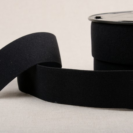 Zachte elastiek 40mm 2 - zwart 14