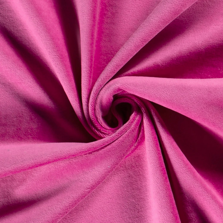 Nicky velours - Felroze 14