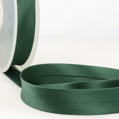 Satijn biais 20mm - donkergroen 67