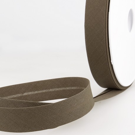 Biais katoen 20mm - bruin 60