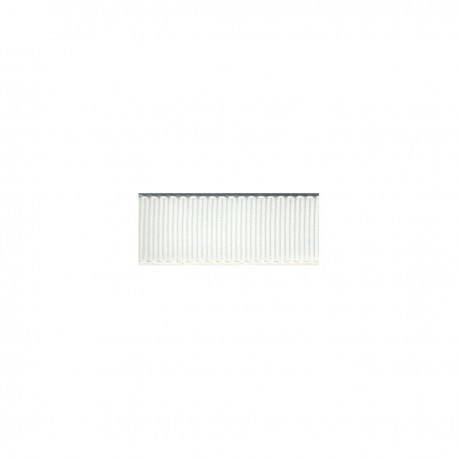 Ribslint 16mm - wit 1