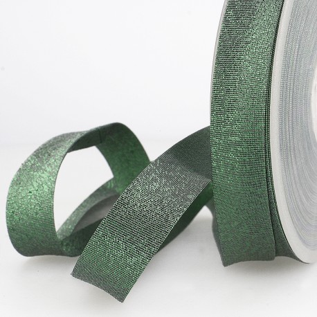 Biais metallic 20mm - groen 15