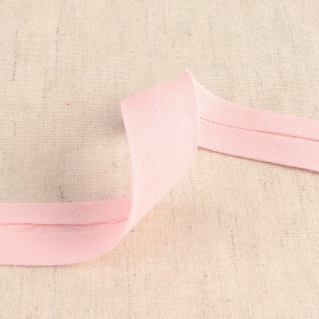 Biais gauze 25mm - lichtroze 74