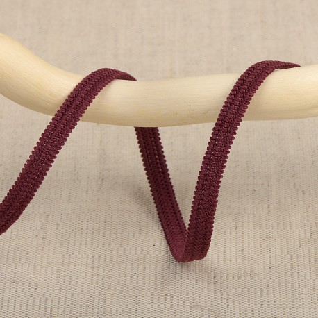 Harde elastiek 5mm - bordeaux 72
