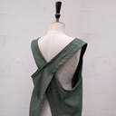 Stoffenpakket - Japanse schort S/M/L grijsgroen