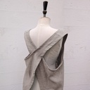 Stoffenpakket - Japanse schort S/M/L grijs