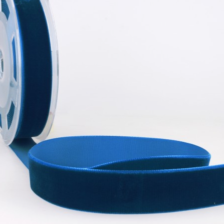 Fluweel lint 10mm - Kobaltblauw 124