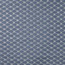 Broderie - Blauw met bloempatroon