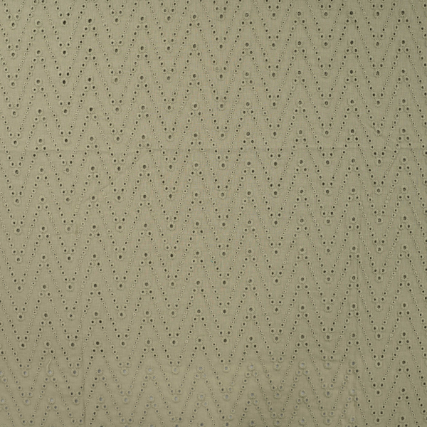 Broderie 2 - Olijf met zigzagpatroon