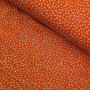 Viscose - Rood met witte mini stip