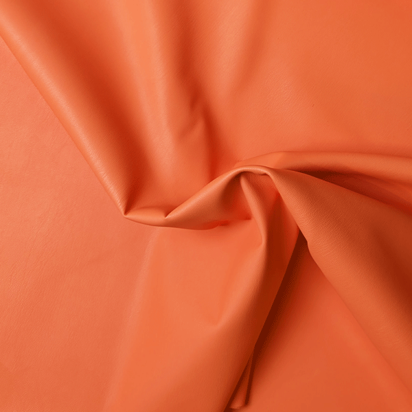 Vegan leder - Koraal oranje