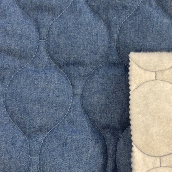 Matelasse - Denim elips