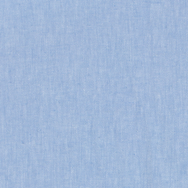 Linnen katoen 2 - Visgraat denimblauw