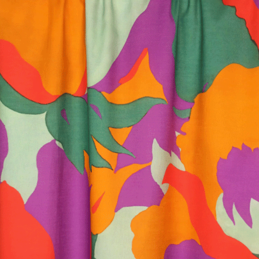 Katoen - Colourfull modern graphic jupe