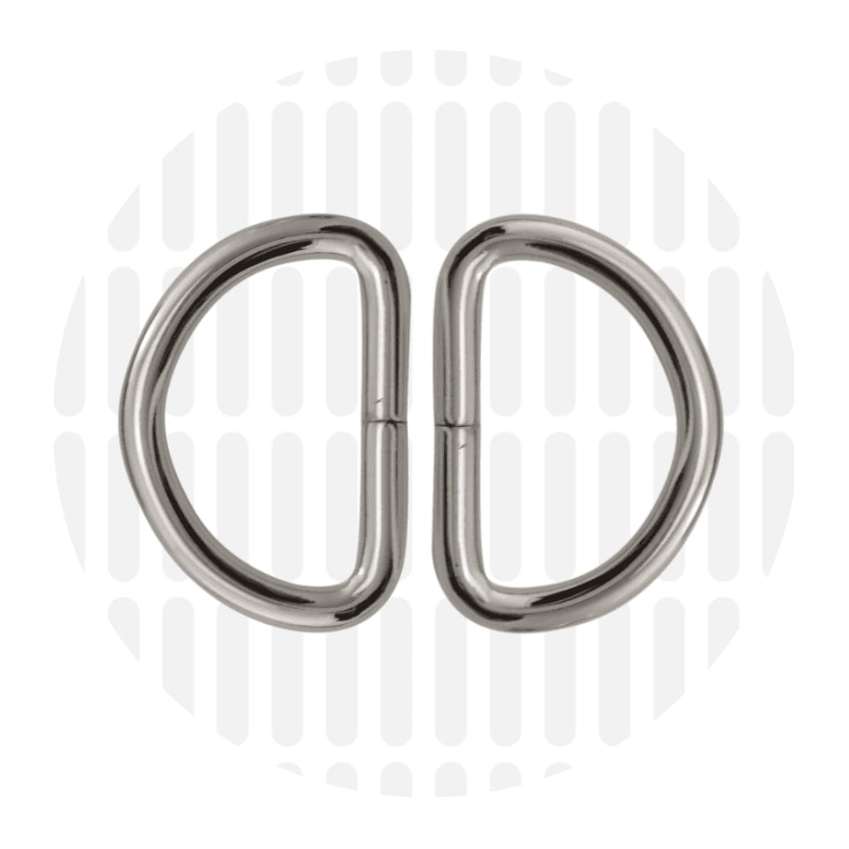 D-ring 25mm ZZ - Zilver