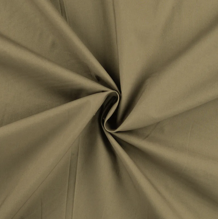 Katoen papertouch - Legergroen