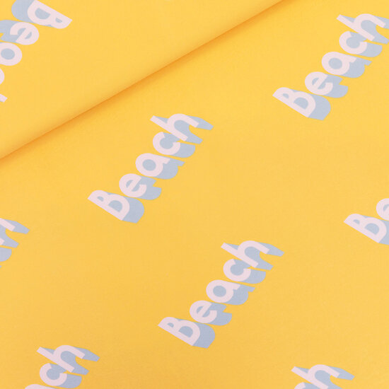 French terry - playtime beach