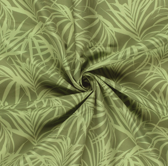 Zwemshortstof - Palmen groen