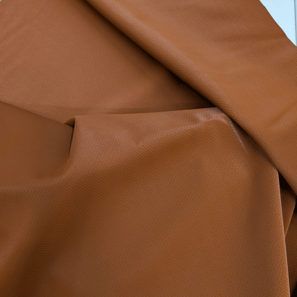 Vegan leder - Warmbruin structuur four