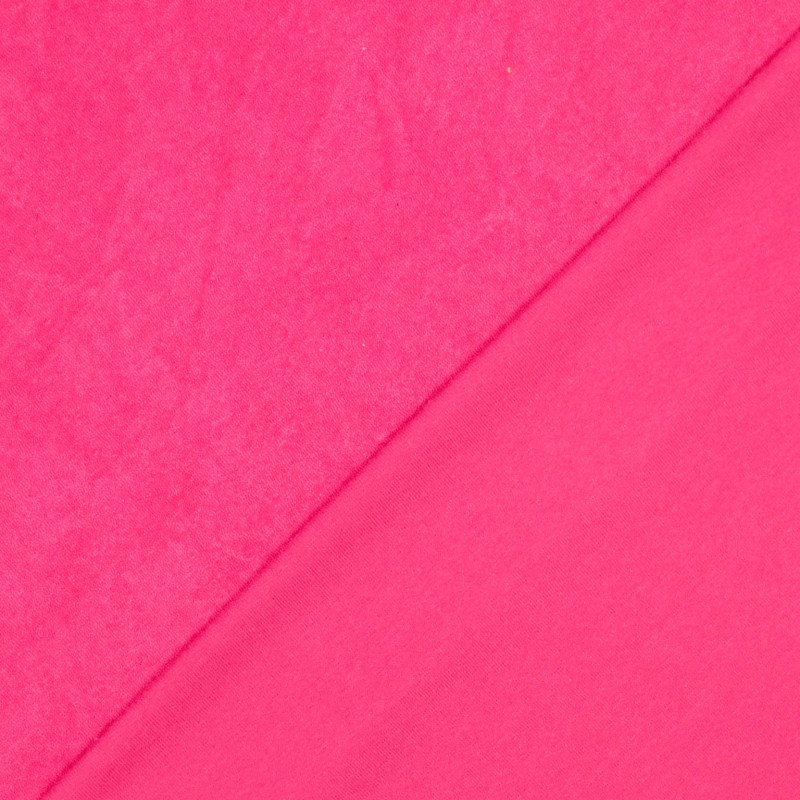 Badstof stretch - Felroze 