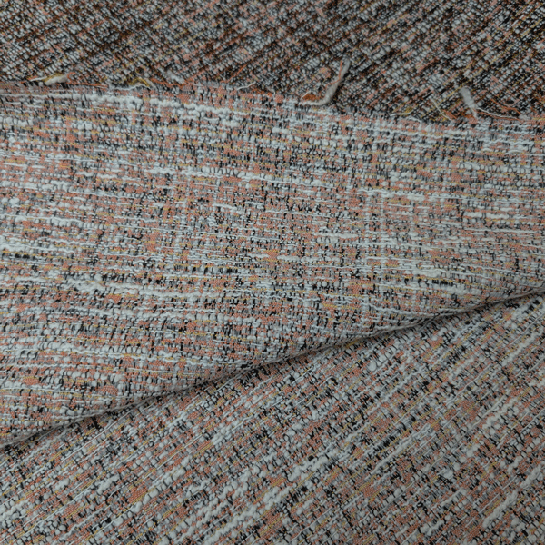 Jacquard - Bruin zalmroze fi