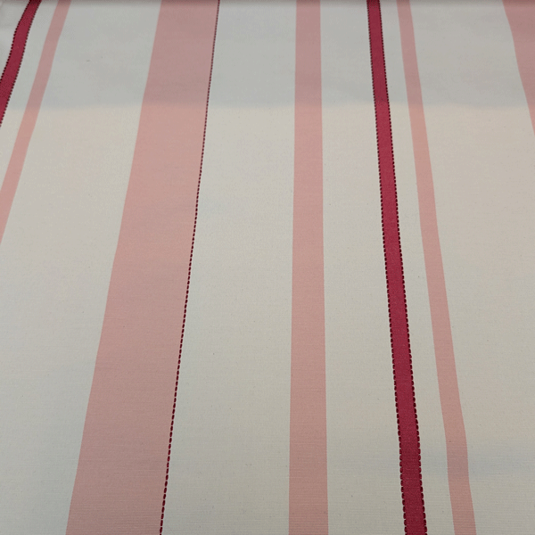 Deco stof - Roze lijnen