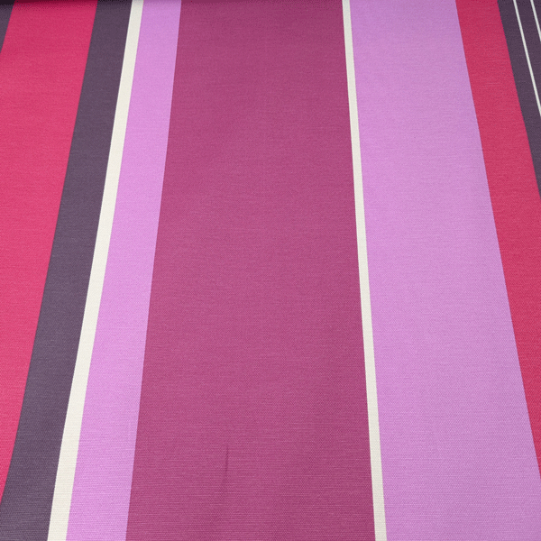 Deco stof - Roze lijnen kamerhoog