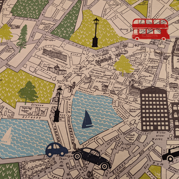 Deco stof - Plattegrond