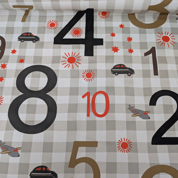 Deco stof - Cijfers