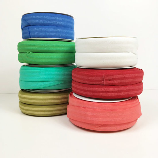 Rekker 3cm - glitterlijnen rood