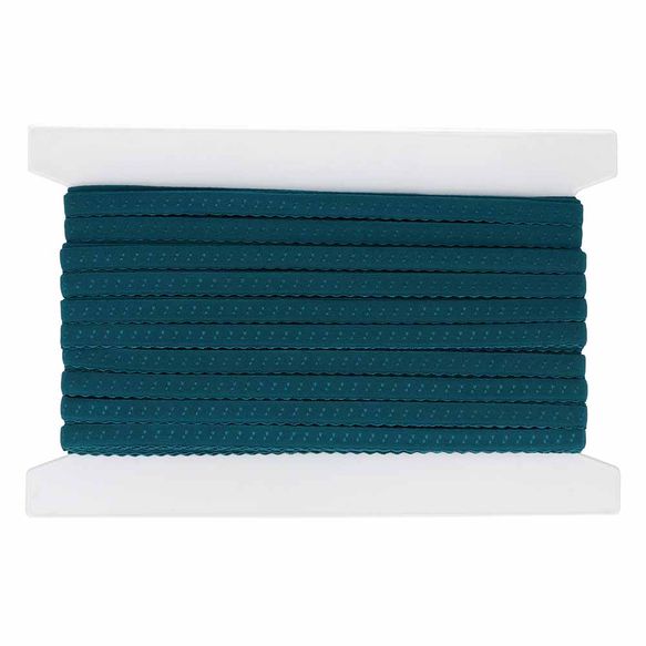 Lingerie vouwelastiek 11mm - petrolgroen 475