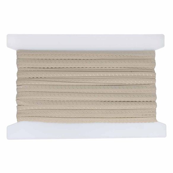 Lingerie vouwelastiek 11mm - taupe 837