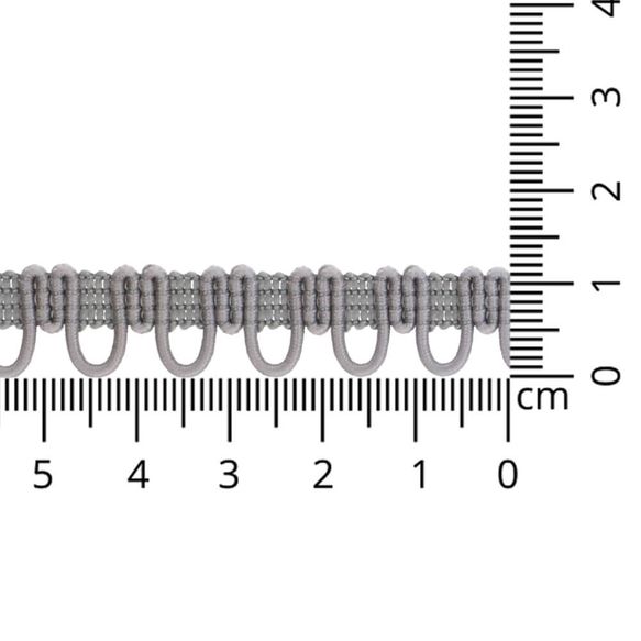Elastisch lussenband 13mm - grijs 04