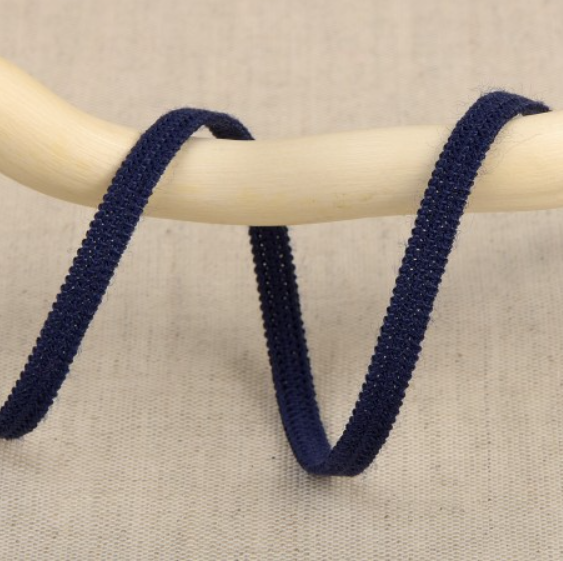 Harde elastiek 25mm - marineblauw 27