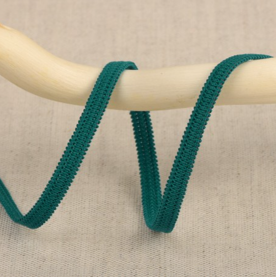 Harde elastiek 25mm - petrol 26