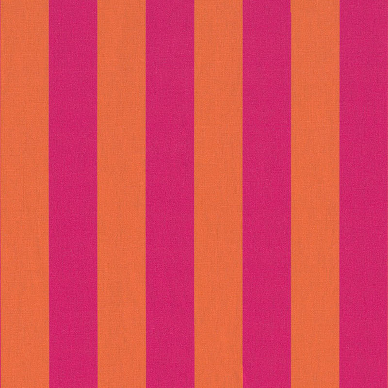 Canvas - Strepen roze oranje breed