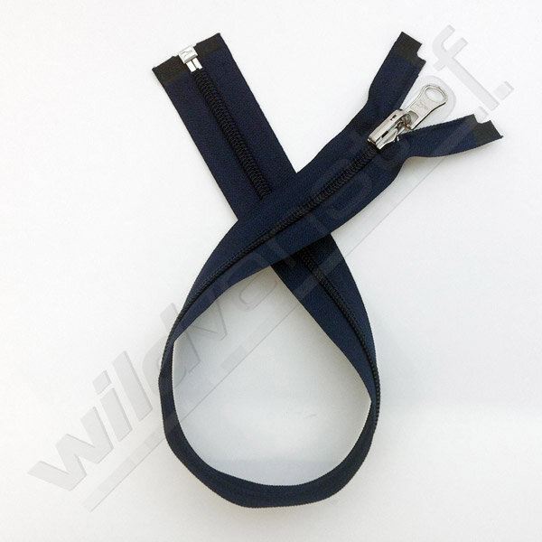 Rits spiraal omkeerbaar 35cm - marineblauw