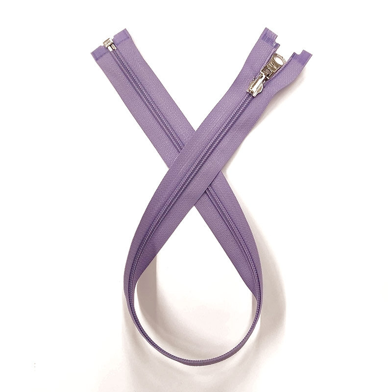 Rits spiraal omkeerbaar 45cm - lila