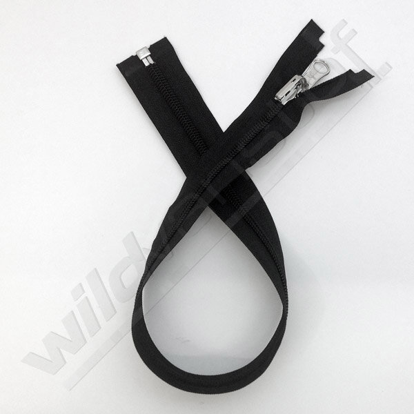 Rits spiraal omkeerbaar 55cm - zwart