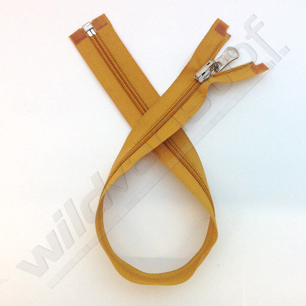 Rits spiraal omkeerbaar 35cm - oker