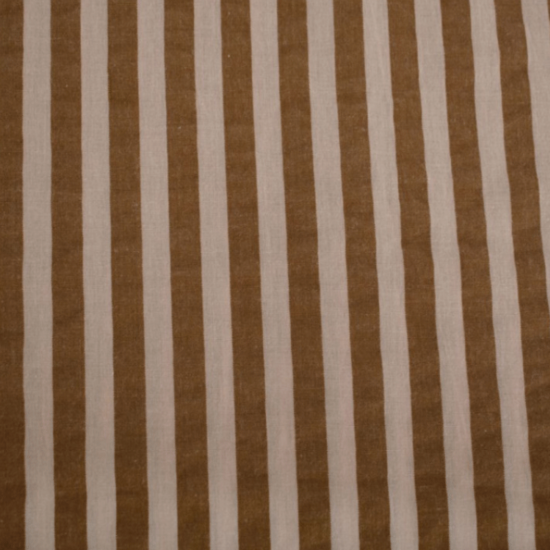 Seersucker katoen - Beige camel 1 cm