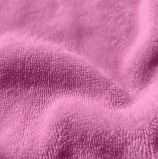 Bamboobadstof velvet - Roze 18