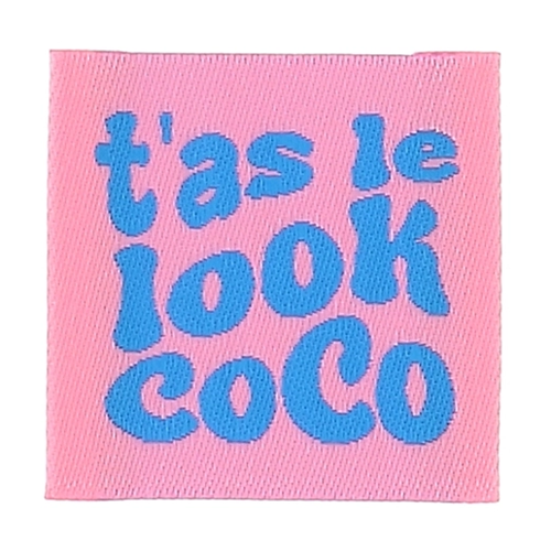 Label - t'as le look coco (4 stuks)