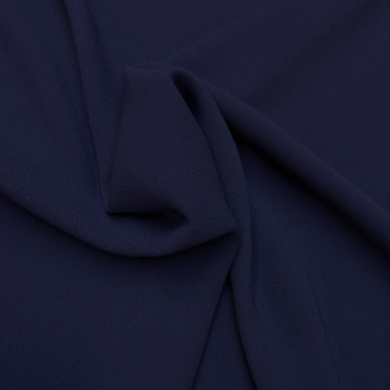 Crepe cecile - Marineblauw
