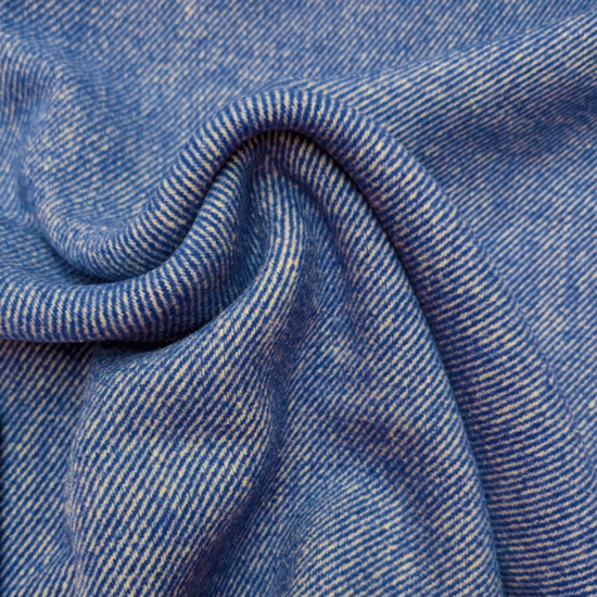 Mantelstof - Wilma keper koningsblauw