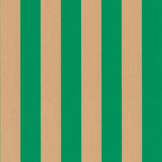 Canvas - Strepen groen zalm breed