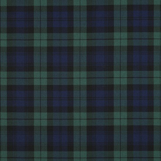 Polyester viscose - Schotse ruit blauwgroen